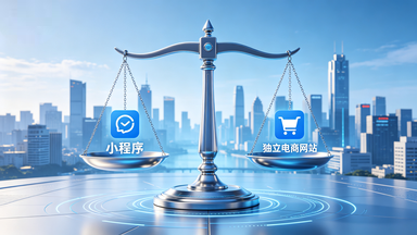 小程序商城vs独立电商网站：南宁商家到底该选哪个？