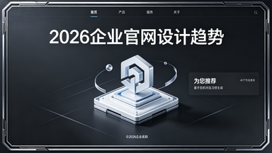 2026年企业官网设计趋势：这5个风格正在流行